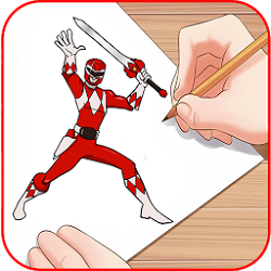 How to draw power rangers