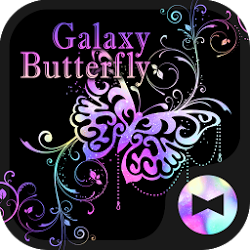 オシャレ壁紙アイコン Galaxy Butterfly 無料