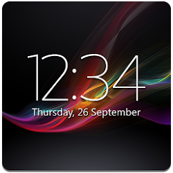 Digital Clock Widget Xperia