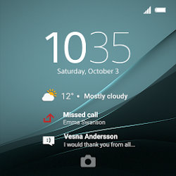 Xperia™ Theme: Aqua Green